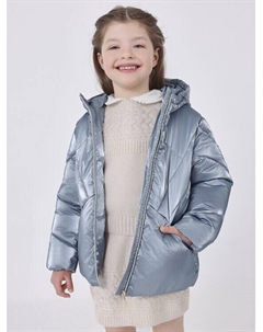 Пуховик стандартного кроя, синий Mayoral