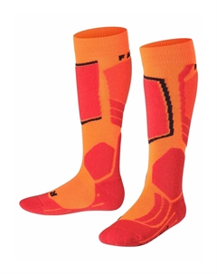 Носки Sk2 Intermediate Лыжи Среднего Сильного Мощности, цвет flash orange Falke