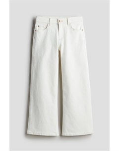 Джинсы Kids Loose Fit Wide Leg Low, белый H&m