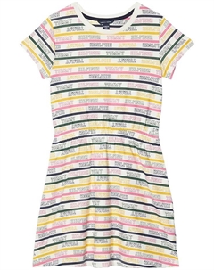 Платье Logo Tee Dress, цвет Egret Tommy hilfiger