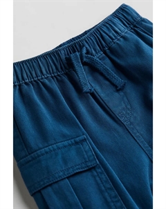 Спортивные брюки из хлопкового твила, синий H&m