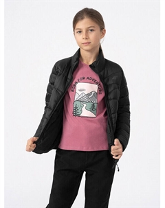 Пуховик стандартного кроя, черный 4f