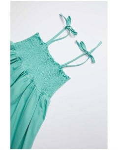 Платье Essential Smocked Top Dress, цвет Jade Green #4kids