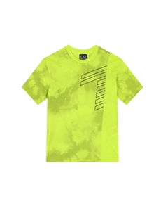 EMPORIO ARMANI Хлопковая футболка для мальчика, светло-зеленый Ea7