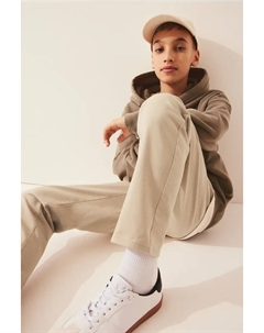 Хлопковые брюки чинос, бежевый H&m