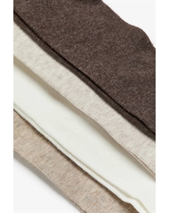 Набор из 4 колготок тонкой вязки, бежевый H&m