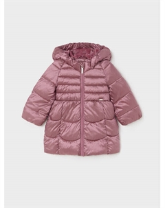 Пуховик стандартного кроя, розовый Mayoral