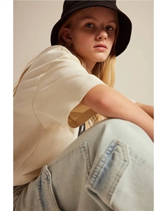 Широкие джинсы карго свободного кроя, синий H&m