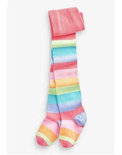 Носки Cotton Rich Rainbow Stripe Tights, мультиколор Next