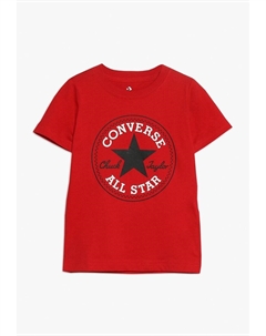Футболка с принтом Core Chuck Patch Tee, цвет enamel red Converse