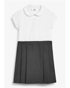 Платье-рубашка 2-In-1 Short Sleeve Pinafore, цвет grey Next