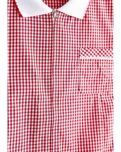 Летнее платье School Gingham Zip, красный Next