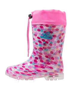 Сапоги резиновые Power Blinky, цвет pink/rosa/türkis Lico