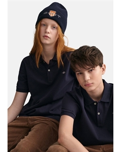 Рубашка-поло Shield, цвет evening blue Gant