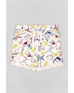 Шорты на молнии для новорожденных, бежевый Zippy