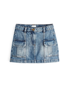 Юбка-колокольчик Cargo Skirt, цвет denim blue Next