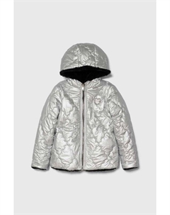 Двусторонняя детская куртка, серебро Guess