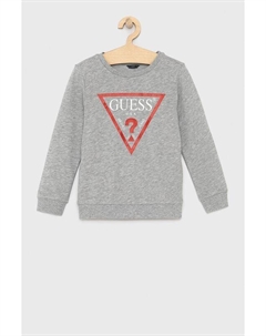 Детская хлопковая толстовка, серый Guess
