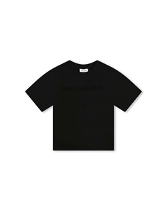 Хлопковая футболка для детей, черный Marc jacobs