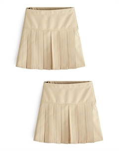 Юбка-колокольчик 2 Pack Pleat, цвет neutral stone Next