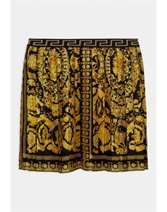 Мини-юбка Baroque Skirt Kids, цвет nero/oro Versace
