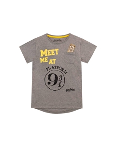 Футболка «Платформа 9 и 3/4», серый Harry potter