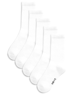Носки 5 PACK RICH CUSHIONED FOOTBED, цвет white Next