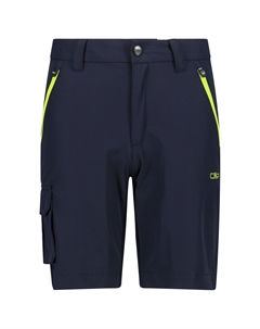 Шорты Kid's Bermuda 4 Way Stretch, цвет Black Blue/Lime Cmp