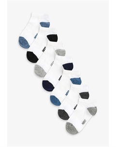 Носки 7 PACK RICH TRAINER, цвет white blue grey heel and toe Next