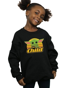 Толстовка в стиле ретро The Mandalorian The Child, черный Star wars