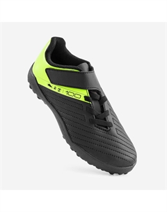 Футбольные бутсы Decathlon с рип-табом для газона, черный Kipsta