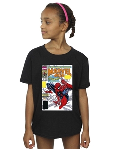 Хлопковая футболка с обложкой комиксов «Человек-паук» Age, черный Marvel