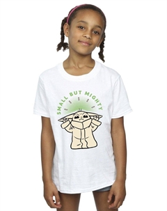 Хлопковая футболка «Мандалорец: маленький, но могучий грогу», белый Star wars