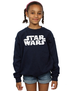 Толстовка с рождественским логотипом, темно-синий Star wars