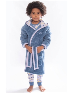 Халат с принтом «Сияющие звезды», синий Luca and rosa