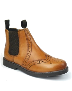 Кожаные ботинки челси с эффектом броги Cheltenham, коричневый Frank james