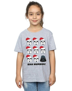 Хлопковая футболка «Рождественский обман», серый Star wars