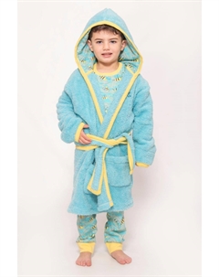 Флисовый халат Busy Bees, синий Luca and rosa