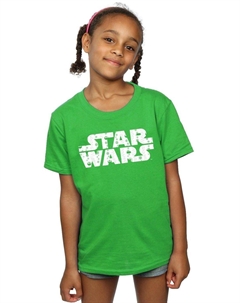 Хлопковая футболка с рождественским логотипом, зеленый Star wars