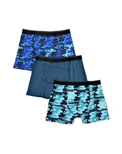 Камуфляжные боксеры (комплект из 3 шт.), синий Tom franks