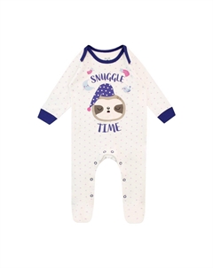 Комбинезон Baby Snuggle Time Sloth, белый Harry bear