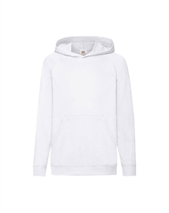Легкая толстовка с капюшоном / толстовка с капюшоном, белый Fruit of the loom