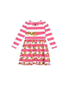 Платье Skye в полоску с длинными рукавами, розовый Paw patrol