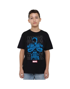 Футболка в полоску «Черная пантера», черный Marvel