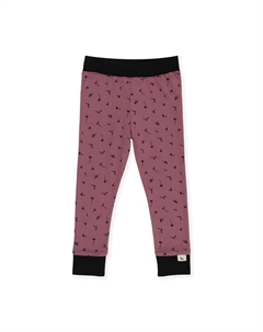 Леггинсы с принтом «Рассада», фиолетовый Turtledove london