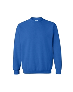 Толстовка с круглым вырезом из плотной смеси, синий Gildan