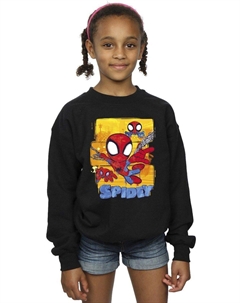 Летающая толстовка «Паук и его удивительные друзья», черный Marvel