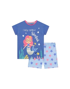 Я желаю пижамы с русалкой в ​​виде морской звезды, фиолетовый Harry bear