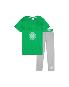Пижамный комплект для футбольных фанатов, футболка и брюки, мультиколор Celtic fc