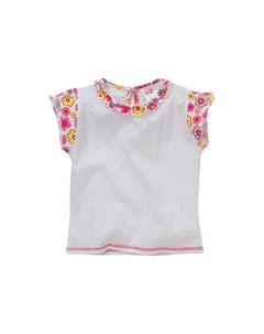 Летняя блузка Broderie Anglaise, белый Cozy n dozy